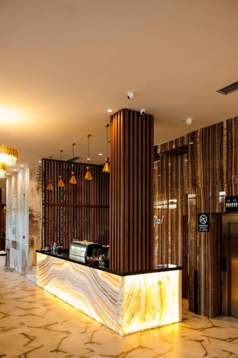 Lobby at Amelia Mare Hotel, Golem