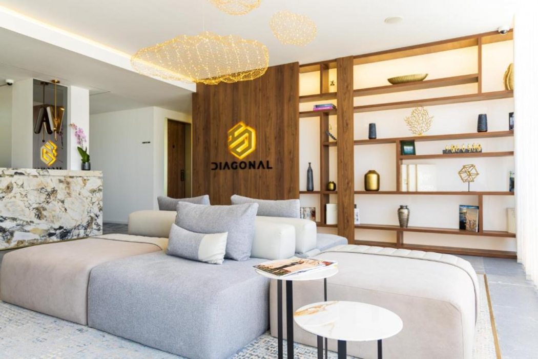 Lobby at Hotel Diagonal, Hjar Ennhal