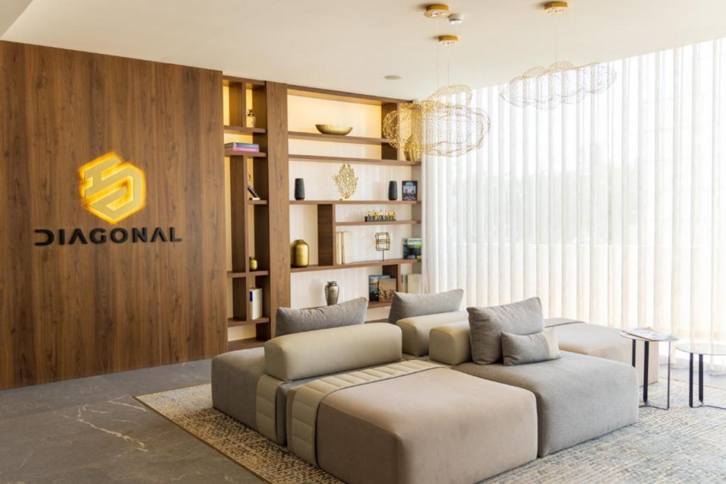 Lobby at Hotel Diagonal, Hjar Ennhal