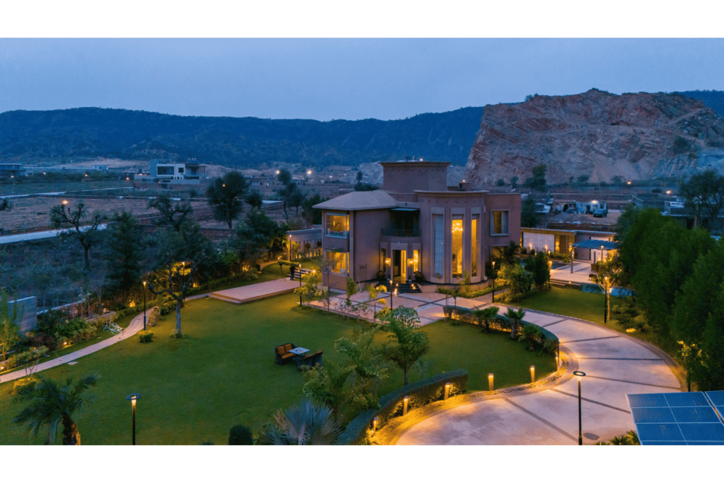 ELIVAAS Noah's Ark 3BHK Villa with Pvt Pool, Garden and Gazebo in Amer