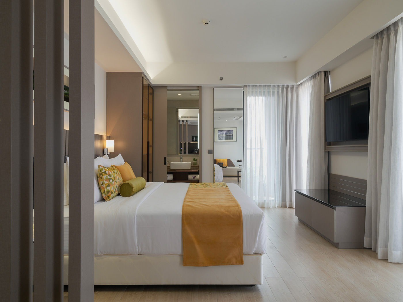 غرفة سوبيريور ديلوكس بسرير كينج، W Residence Living 3/6