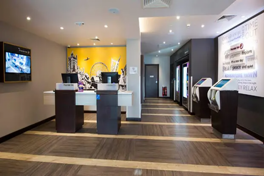 Lobby at Premier Inn Southampton (Cumberland Place), SOUTHAMPTON - UK