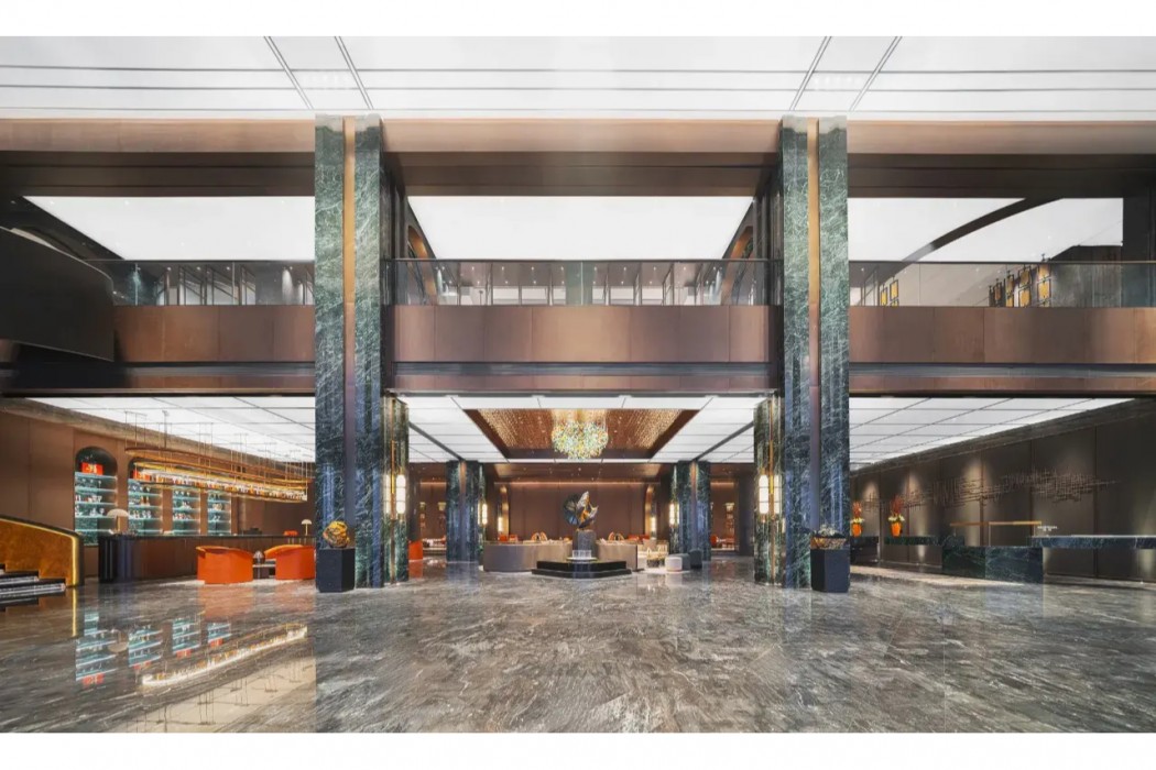 Lobby at Baicheng Luxemon Wenzhou Grand Hotel, Baicheng County
