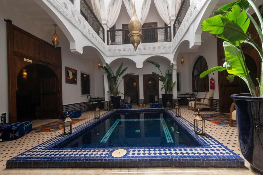 Lobby at Medina Charme Riad & Spa, MARRAKECH