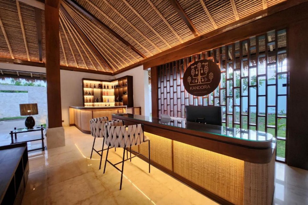 Lobby at Kandora Luxury Villas, Kadumbul
