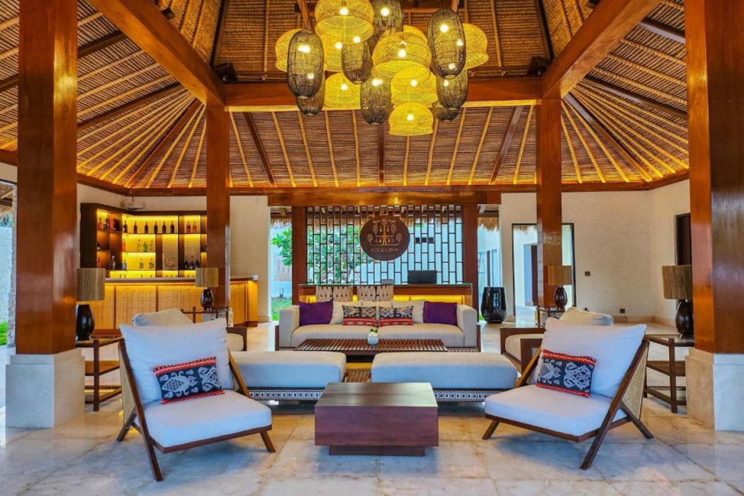 Lobby at Kandora Luxury Villas, Kadumbul