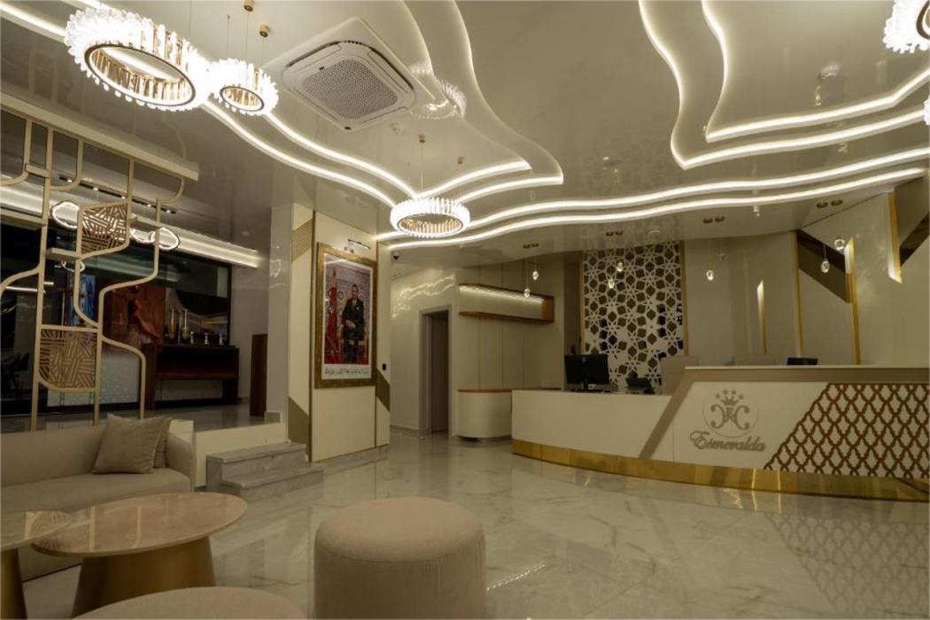 Lobby at Hotel Esmeralda, CHEFCHAOUEN