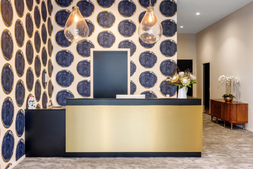 Lobby at Hidden Lake Hotel and Apartments, CAMBRIDGE - NZ