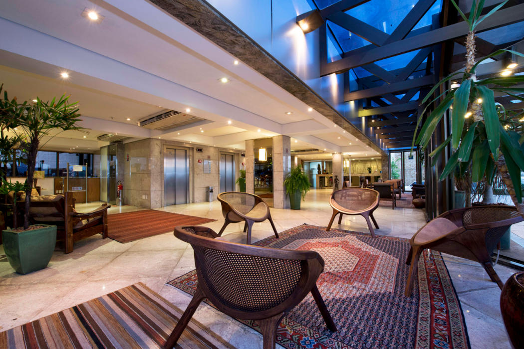 Lobby at Magna Praia Hotel, FORTALEZA