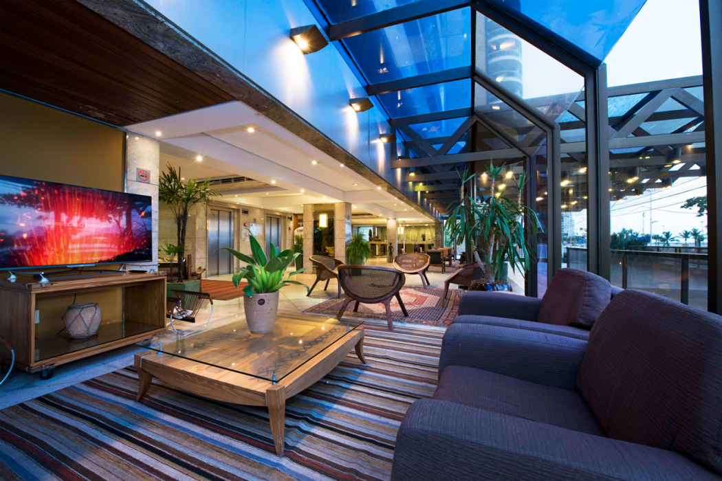 Lobby at Magna Praia Hotel, FORTALEZA
