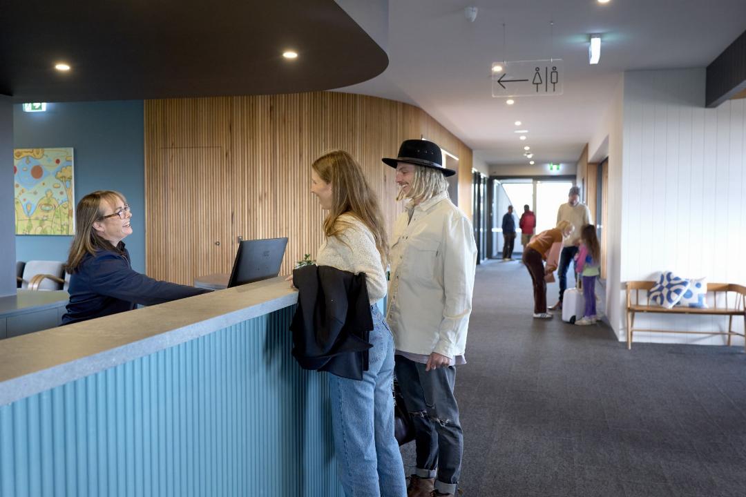 Lobby at Accommodation at Curlewis, Curlewis