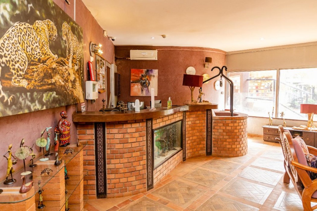 Lobby at Hotel l'Hacienda, OUAGADOUGOU