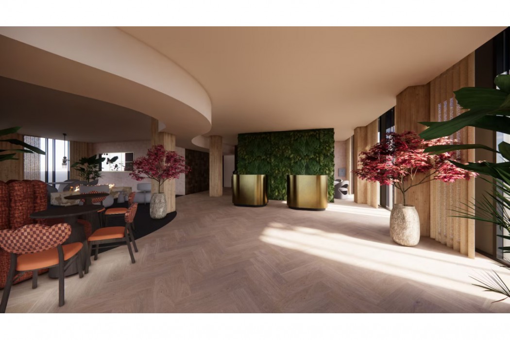 Lobby at Spaarnwoude Park hotel, Velsen-Zuid