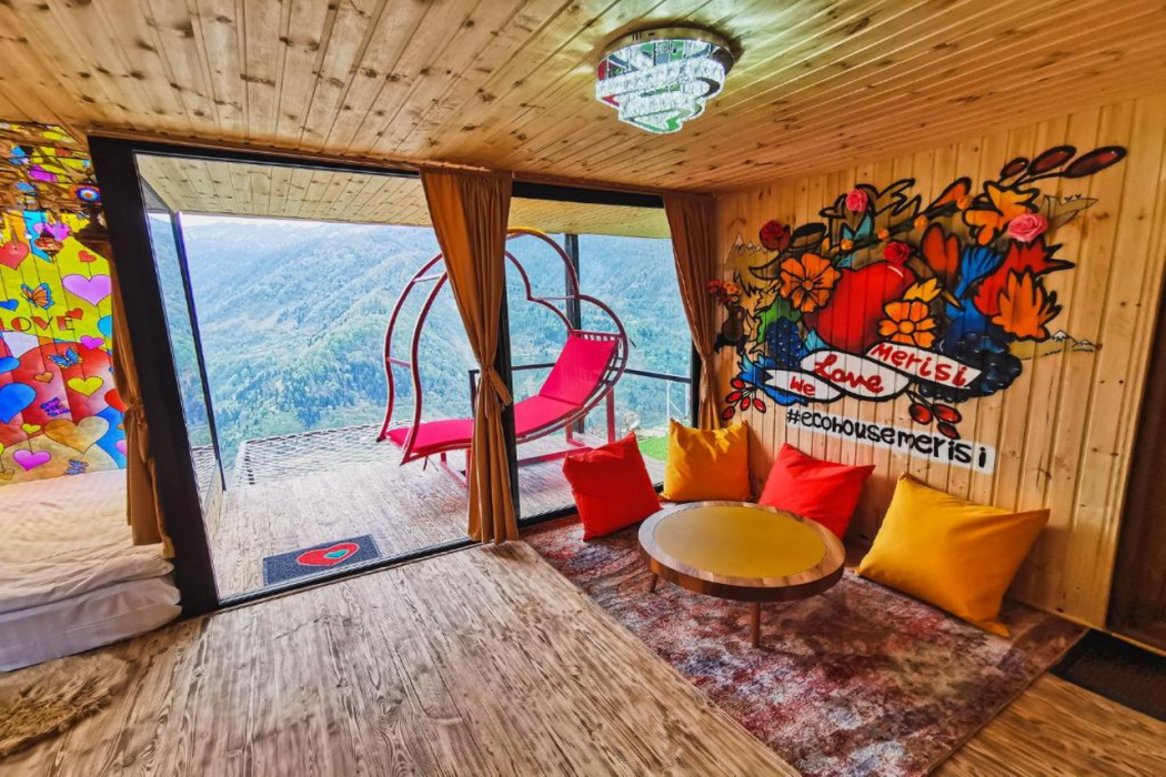 Lobby at Eco House Merisi Hotel and Restaurant, Keda