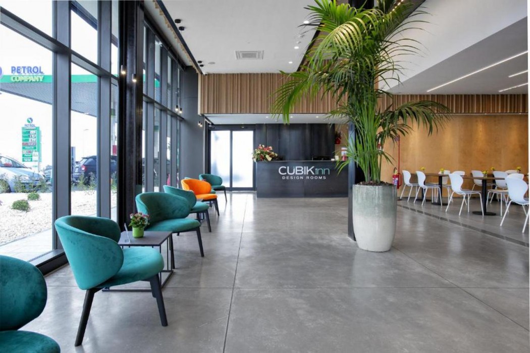 Lobby at Cubik Inn, GRAVINA DI CATANIA