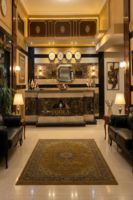 Lobby at Foola Pyramids Inn Hotel, GIZA