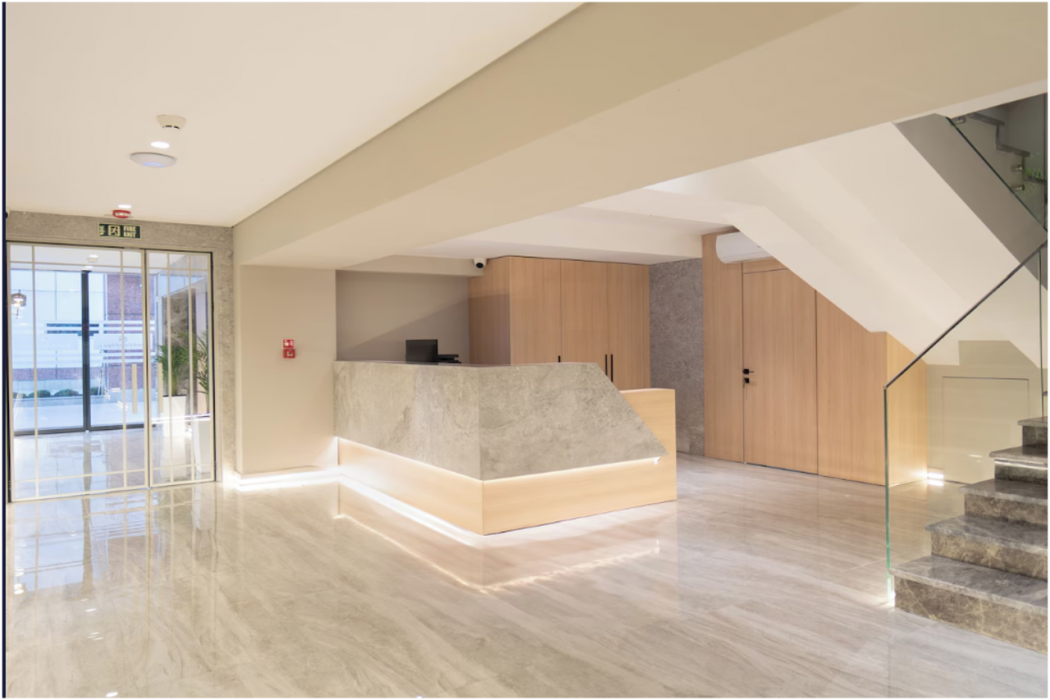 Lobby at Central Square Hotel Baku, BAKU