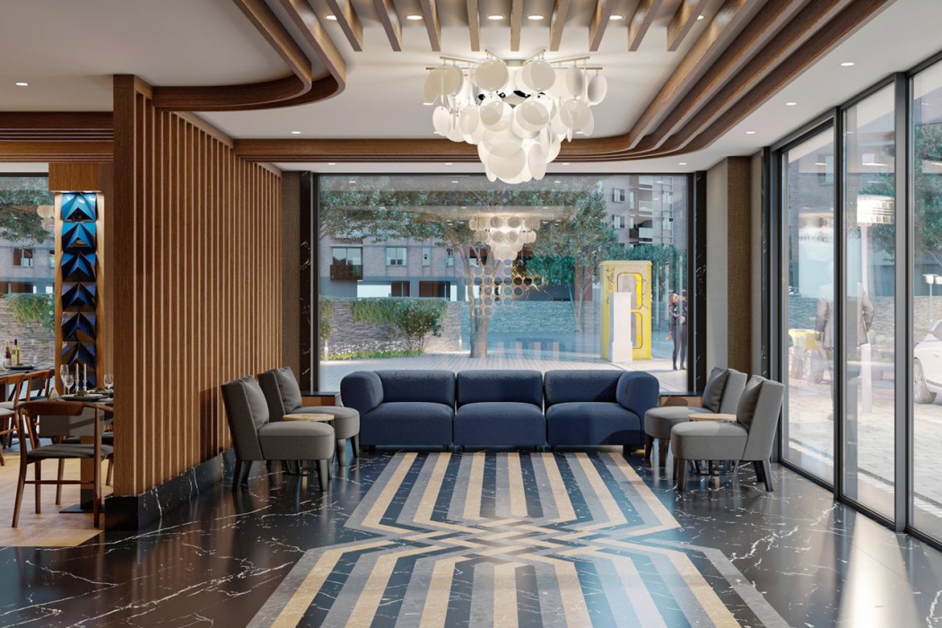 Lobby at Aspera Hotel Taksim, ISTANBUL