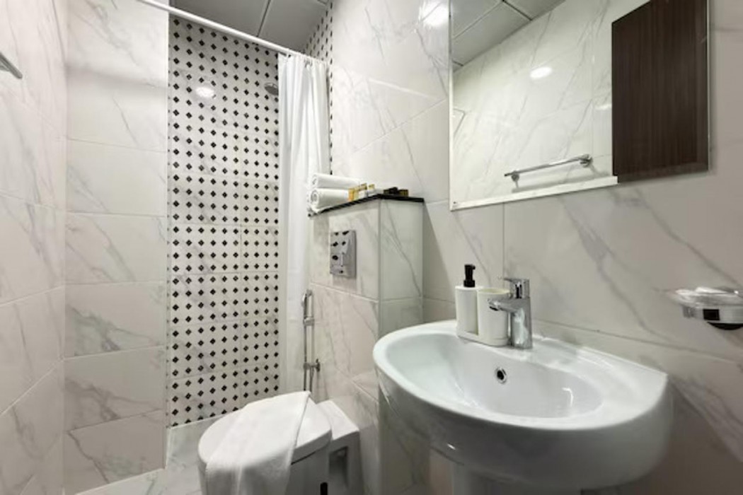 Room at Stylish Studio Apartment at RMT Residence with Gym, Pool and Free Parking, DUBAI