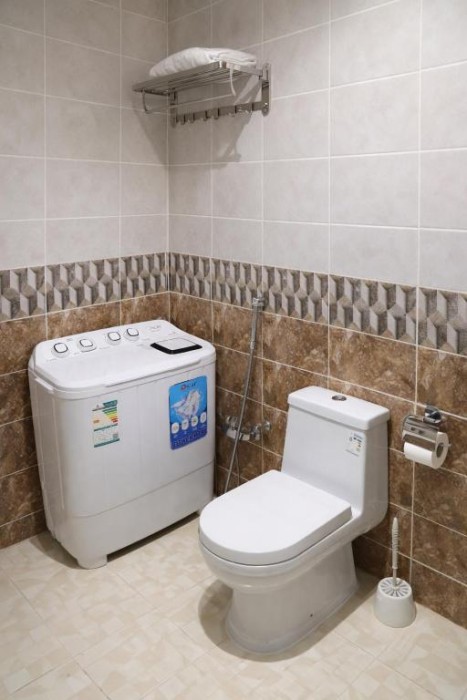 Bathroom at Ajnhat alshmal Serviced Apartments, TABUK