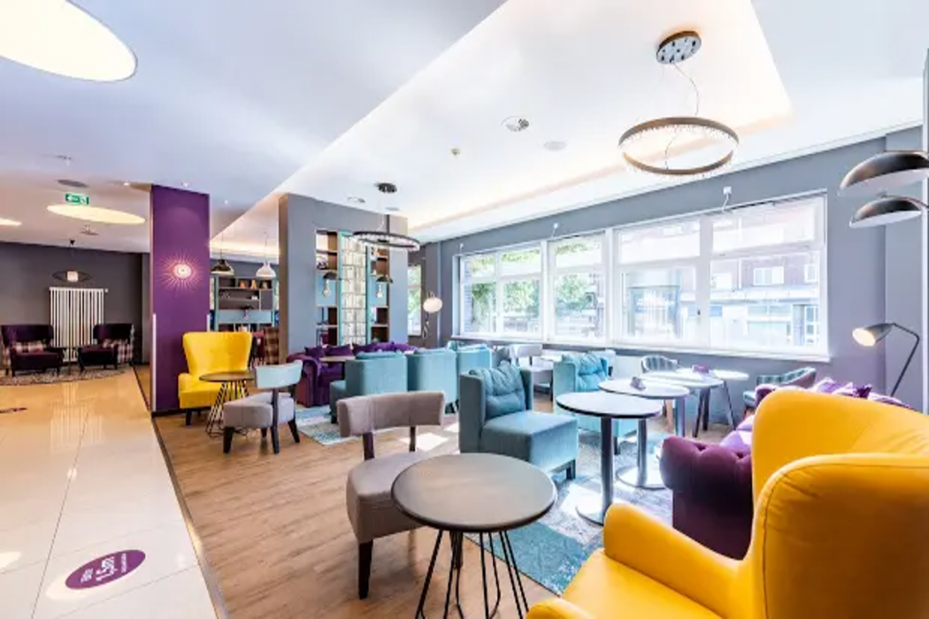 Lobby at Premier Inn Hamburg City Alster Hotel, HAMBURG