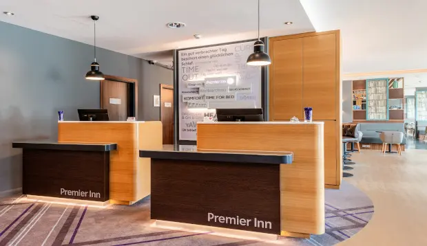 Lobby at Premier Inn Stuttgart Airport/Messe, LEINFELDEN-ECHTERDINGEN