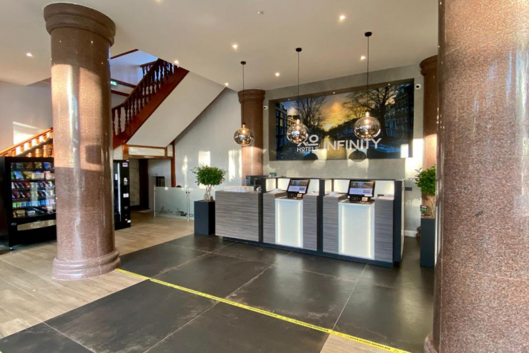 Lobby at XO Hotels Infinity, AMSTERDAM