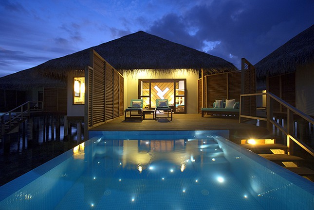 WATER BUNGALOW WITH POOL-Transfer Included Speedboat