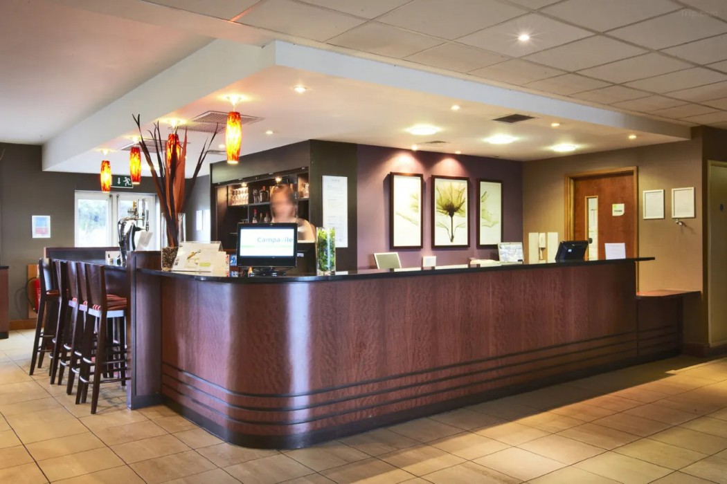 Lobby at Premier Inn Glasgow Braehead, GLASGOW