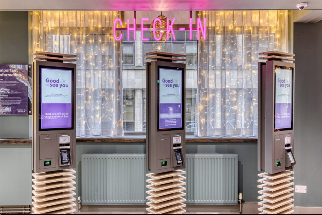 Lobby at Premier Inn Glasgow City Centre (George Square) Hotel, GLASGOW