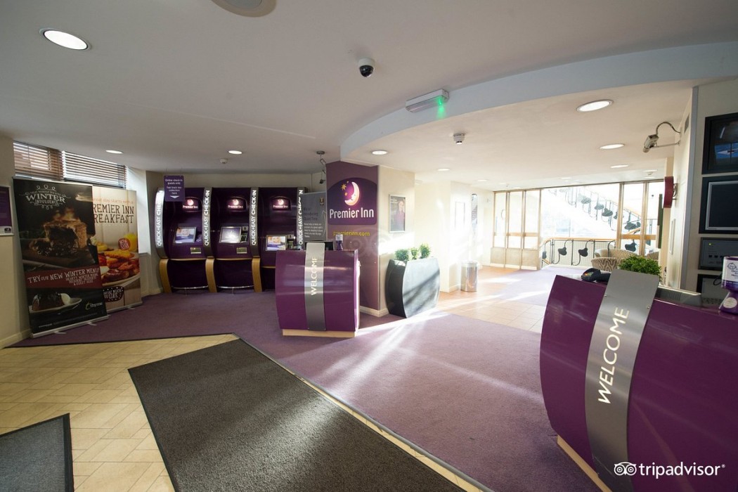 Lobby at Premier Inn Glasgow City Centre (George Square) Hotel, GLASGOW