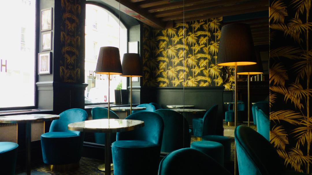 Lobby at Hotel Noir, PARIS